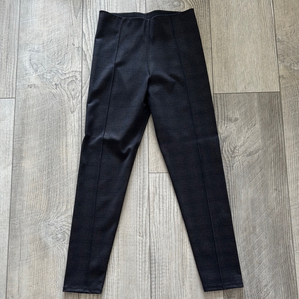 Zara Textured Charcoal Trousers